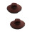 2Pcs Professional Beekeeping Hats Dark Brown Denim Adjustable Fit 8