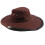 2Pcs Professional Beekeeping Hats Dark Brown Denim Adjustable Fit 1