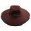 2Pcs Professional Beekeeping Hats Dark Brown Denim Adjustable Fit 2
