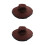 2Pcs Professional Beekeeping Hats Dark Brown Denim Adjustable Fit 6