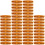 50Pièces Réflecteurs Avertisseurs Orange Portable Usage Extérieur 8