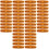 50Pièces Réflecteurs Avertisseurs Orange Portable Usage Extérieur 9