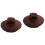 2Pcs Professional Beekeeping Hats Dark Brown Denim Adjustable Fit 5