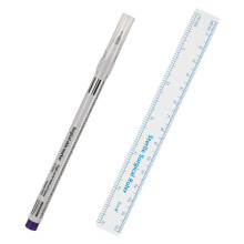 1 Set De Stylo De Traçage Pour Sourcils Avec RÚgle De Positionnement