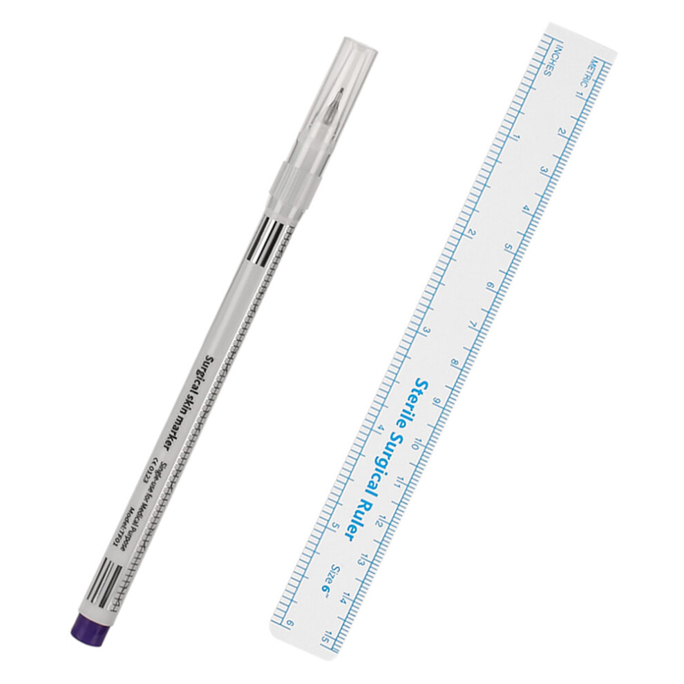 Vaguelly Light 1Set Water-Resistant Eyebrow Tattoo Marker Pen With Assorted Colors