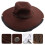 2Pcs Professional Beekeeping Hats Dark Brown Denim Adjustable Fit 9