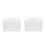 2Pcs Transparent Plastic Papers Container Portable Document Holder 5