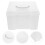2Pcs Transparent Plastic Papers Container Portable Document Holder 9