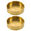 2Pcs Brass Ashtray Compact Round Ash Container for Home Office Use 1