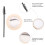 2Pièces Crème Modelante Sourcils Rose Kit Fixation 6