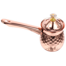2Pcs Multi-Function Rose Gold Small Stainless Steel Milk Pot with Lid