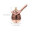 2Pcs Multi-Function Rose Gold Small Stainless Steel Milk Pot with Lid 10