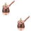 2Pcs Multi-Function Rose Gold Small Stainless Steel Milk Pot with Lid 8