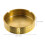 2Pcs Brass Ashtray Compact Round Ash Container for Home Office Use 2