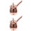 2Pcs Multi-Function Rose Gold Small Stainless Steel Milk Pot with Lid 7