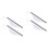 2 Pieces Silicone Wiper Car Window Squeegee Bathroom Cleaning 5