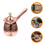 2Pcs Multi-Function Rose Gold Small Stainless Steel Milk Pot with Lid 11