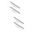 2 Pieces Silicone Wiper Car Window Squeegee Bathroom Cleaning 8