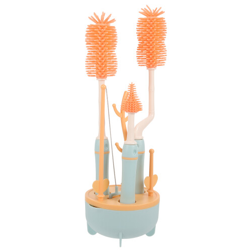2Ensembles Brosses Silicone Pour Bouteilles Lait Café 1