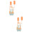 2Ensembles Brosses Silicone Pour Bouteilles Lait Café 8