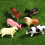 12Pcs Durable PVC Farm Animal Model Toy Educational Set 5