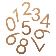 10Pcs 3D Acrylic Self Adhesive House Numbers 0-9 For Door Mailbox