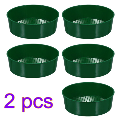 Plastic Mesh Sieve For Gardening Soil Screening 10Pcs Random Style 1