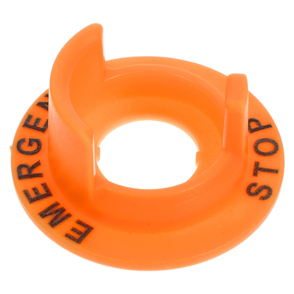 2Pcs Orange Push Button Cover Plastic Emergency Stop Switch Protector 3632119437117