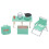 4 Sets Miniature Dollhouse Bbq Accessories For Kitchen Scene Model 1