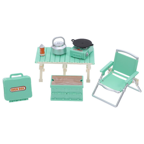 4 Sets Miniature Dollhouse Bbq Accessories For Kitchen Scene Model