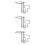 3Pcs Iron Wall-Mounted Motorcycle and Coat Storage 8