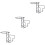 3Pcs Iron Wall-Mounted Motorcycle and Coat Storage 5