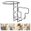 3Pcs Iron Wall-Mounted Motorcycle and Coat Storage 10
