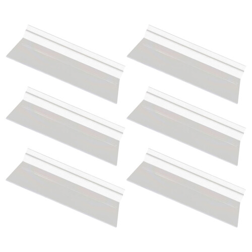 18Pcs Plastic Shoe Display Shelves Clear Floating Wall Rack 2