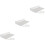 18Pcs Plastic Shoe Display Shelves Clear Floating Wall Rack 7