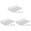 18Pcs Plastic Shoe Display Shelves Clear Floating Wall Rack 4
