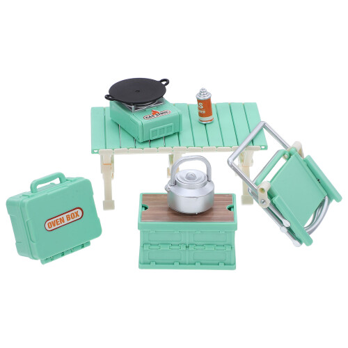 4 Sets Miniature Dollhouse Bbq Accessories For Kitchen Scene Model 1
