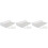 18Pcs Plastic Shoe Display Shelves Clear Floating Wall Rack 6
