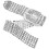 2Pcs Silver Alloy Rhinestone Patches Decorative Applique for Jackets 1