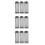 9Pcs Durable Stainless Steel Aquarium Filter Screen Intake Guard Black 6