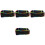4Pcs Toddler Stroller Bottom Basket Black Oxford Storage Organizer 4