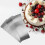 3Pcs Silver Stainless Steel Cake Scrapers Butter Comb Decorating Tools 9