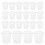 100Pcs Single Serve Ps Dessert Cups Clear Pudding Bowls with Lids 1