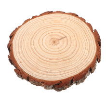 3Pcs Wood Walkway Stones Beige Outdoor Decorative Garden Pathway