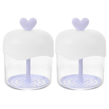 4Pcs Transparent Facial Foam Maker Rich Foam for Skincare Routine