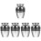 5Pcs Silver Alloy Mini Pet Urns for Ashes Compact Keepsake Containers 7