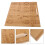 Bamboo Sensory Play Writing Board Toddler Grip Trainer Reusable 8