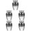 5Pcs Silver Alloy Mini Pet Urns for Ashes Compact Keepsake Containers 8