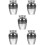 5Pcs Silver Alloy Mini Pet Urns for Ashes Compact Keepsake Containers 10