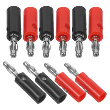 Unbranded 10 Pcs Speaker Cable Banana Plug Connector 3.70x0.60x0.60cm